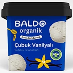 Baldo Organik Çubuk Vanilyalı Dondurma 400g