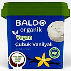 Baldo Organik Vegan Çubuk Vanilyalı Dondurma 400g