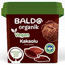 Baldo Organik Vegan Kakaolu Dondurma 400g