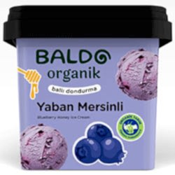 Baldo Organik Yabanmersinli Ballı Dondurma 400g