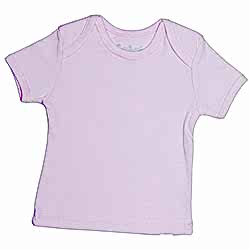 Canboli Organik Bebek Kısa Kollu T-shirt  Açık Pembe  0-3 Ay 