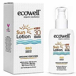 Ecowell Organik Güneş Losyonu  SPF 30  150ml