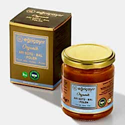 Eğriçayır Organik Arısütü Bal Polen Karışımı 240g
