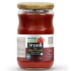 Ekoloji Market Organik Biber Salçası  Acı  610g