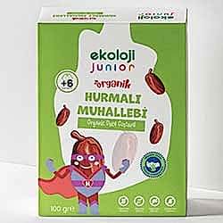 Ekoloji Junior Organik Glütensiz Muhallebi Karışımı  Hurmalı  100g