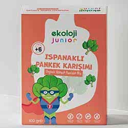 Ekoloji Junior Organik Glütensiz Pankek Karışımı  Ispanaklı  100g