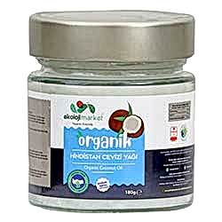 Ekoloji Market Organik Hindistan Cevizi Yağı 180ml