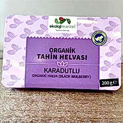 Ekoloji Market Organik Tahin Helvası  Karadutlu  200g