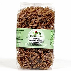 Ekoloji Market Organik Tam Siyez Makarnası  Burgu  300g