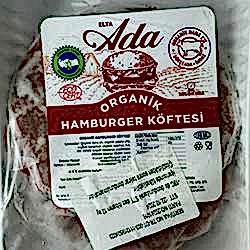 Elta Ada Organik Donuk Hamburger Köftesi  KG 