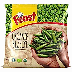 Feast Organik Dondurulmuş Bezelye 450g
