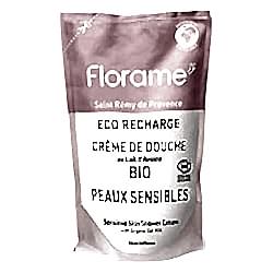 Florame Organik Krem Duş Jeli  Hassas Cilt  Yedek Ambalaj  700ml