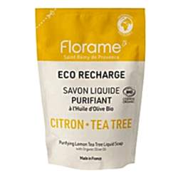 Florame Organik Sıvı Sabun  Limon & Çay Ağacı  Yedek Ambalaj  470ml