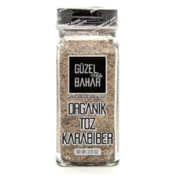 GÜZEL GIDA Organik Toz Karabiber 60g