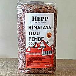 HEPP Pembe Himalaya Tuzu  Öğütülmemiş  1Kg
