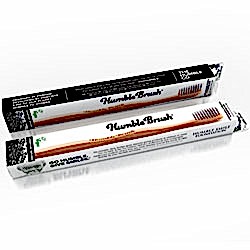 Humble Brush Ekolojik Bambu Kömürlü Diş Fırçası  Yumuşak  Siyah 