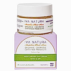 IVA NATURA Organik Gündüz Kremi  Buğday Ruşeym Özlü Nemlendirici 10 SPF  50ml