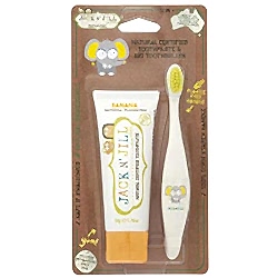 Jack N' Jill Doğal Muzlu Diş Macunu & Diş Fırçası  Fil 