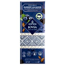 Jovia Organik Bitter Çikolata  Yaban Mersini & Badem & Açai %70 Kakao  40g