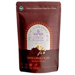 Jovia Organik Bitter Çikolata  Fındık ve Portakal Dolgulu  85g