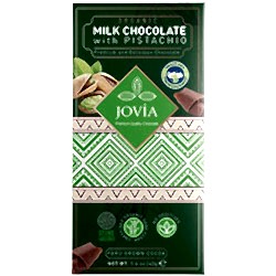 Jovia Organik Sütlü Çikolata  Antepfıstıklı  40g