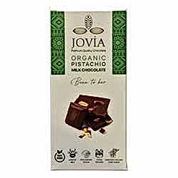 Jovia Organik Sütlü Çikolata  Antep Fıstıklı  85g