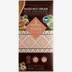 Jovia Organik Sütlü Çikolata  Fındık Kremalı  40g