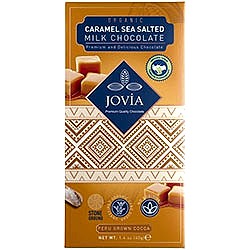 Jovia Organik Sütlü Çikolata  Karamel & Deniz Tuzu  40g
