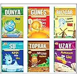 Çevreci Bilim Kitapları  6 Kitap Takım  8-12 yaş