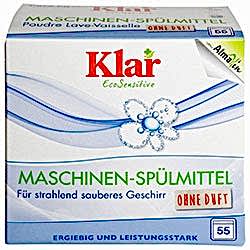 Klar Organik Bulaşık Makinesi Toz Deterjan  Kokusuz  1 375kg