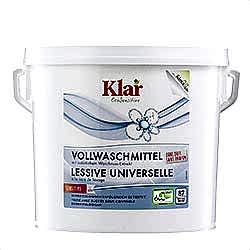 Klar Organik Sabun Cevizi özlü Toz Çamaşır Deterjanı  Kokusuz  4 4kg