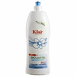 Klar Organik Sıvı Elde Bulaşık Deterjanı  Kokusuz  1L