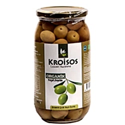 Kroisos Organik Yeşil Zeytin  Çizik  600g