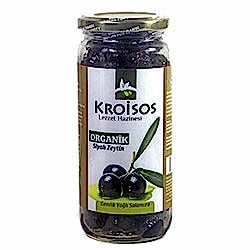 Kroisos Organik Siyah Zeytin  Gemlik Yağlı Salamura  310g