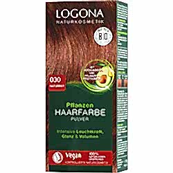 Logona Organik Bitkisel Toz Saç Boyası  030 Doğal Kızıl 