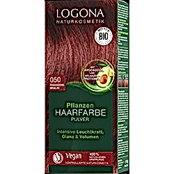 Logona Organik Bitkisel Toz Saç Boyası  050 Maun Kahve 