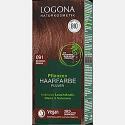 Logona Organik Bitkisel Toz Saç Boyası  091 Çikolata 
