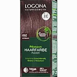 Logona Organik Bitkisel Toz Saç Boyası  092 Kızıl Kahve 