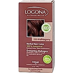 Logona Organik Bitkisel Toz Saç Boyası  Bordo 