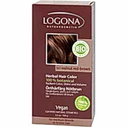 Logona Organik Bitkisel Toz Saç Boyası  Kızıl Kahve 