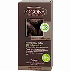 Logona Organik Bitkisel Toz Saç Boyası  Doğal Kahve 