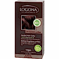 Logona Organik Bitkisel Toz Saç Boyası  Koyu Kahve 
