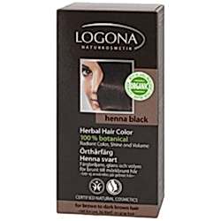 Logona Organik Bitkisel Toz Saç Boyası  Kına Siyahı 