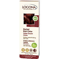 Logona Organik Bitkisel Krem Saç Boyası  Bordo 