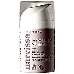 Narcissa by Urtekram Detox & Glow Gece Maskesi  Tüm Cilt Tipleri  50ml