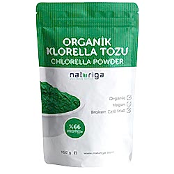 Naturiga Organik Klorella  Chlorella  Tozu 100g