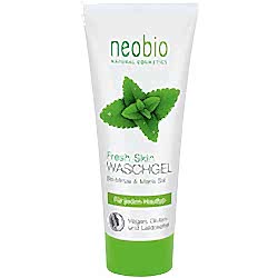 Neobio Organik Canlandırıcı Yüz Yıkama Jeli  Nane & Deniz Tuzu  100ml