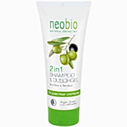 Neobio Organik Şampuan & Duş Jeli 2'si 1 arada  Zeytin & Bambu  200ml