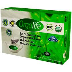 Karali Orgalife Organik Siyah Çay Demlik Poşet 48 adet