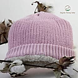 Organic Bonny Baby Organik El Yapımı Şapka  0-2 Yaş  Pembe 